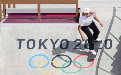 Andrea Benítez, the first woman in history to skate at the OOGG