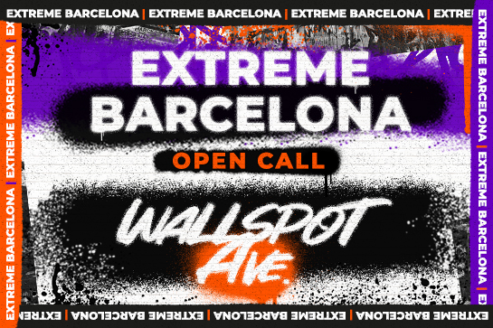 ¡Atenció grafiters! Nova crida per pintar a la Wallspot Ave de l’Extreme Barcelona