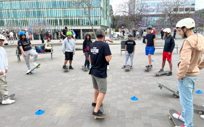 Extreme Barcelona brings Skateboarding and Scootering to 3500 students from schools in Barcelona