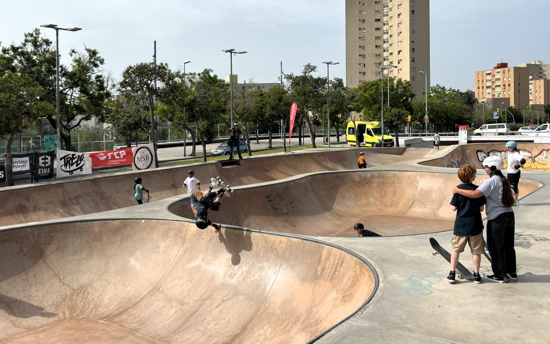 Primera parada de la Lliga Skate BCN 2025 en Canyelles