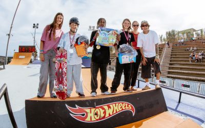 Bereket Fernández and Jehel Duran are crowned champions of Hot Wheels Superchargers in Skate and Scooter